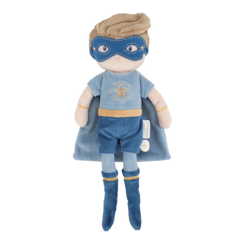 LITTLE DUTCH Kuschelpuppe - Superheld - Jim - wunderwunsch