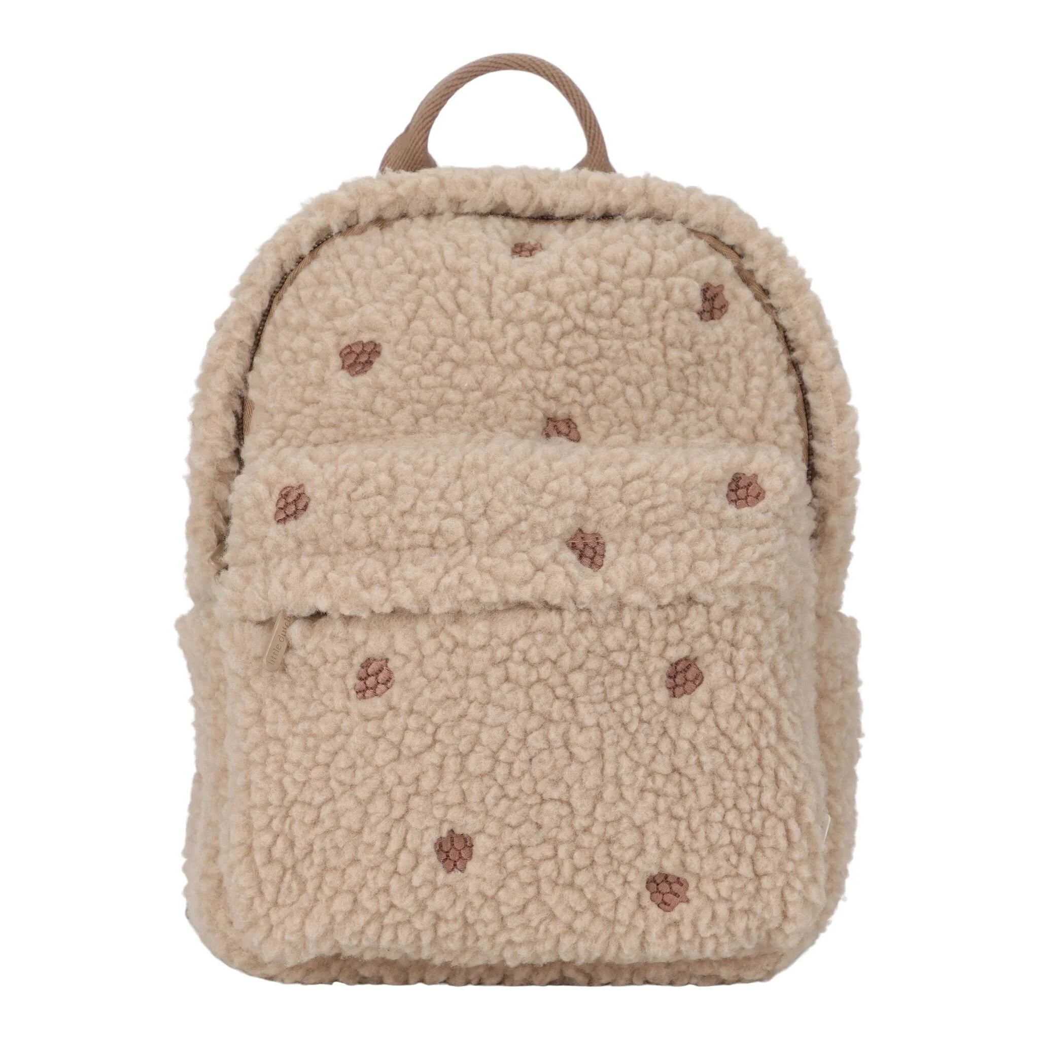 LITTLE DUTCH Teddy Rucksack - Taupe - wunderwunsch