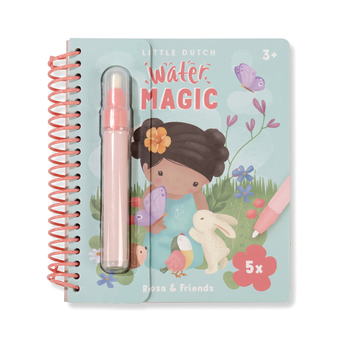 LITTLE DUTCH Wasserfarbenbuch - Rosa & Friends