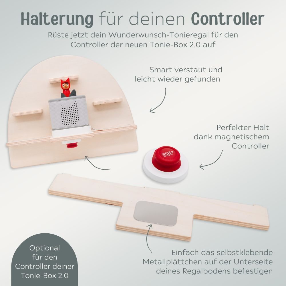 Magnet - Platte für Tonieplay Controller - wunderwunsch