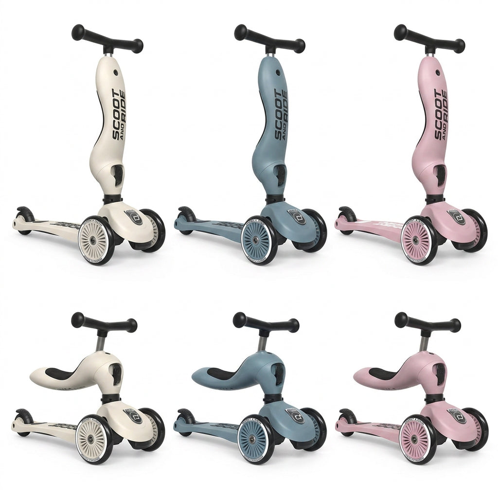 Scoot and Ride Highwaykick 1 (optional mit Lenkertasche)