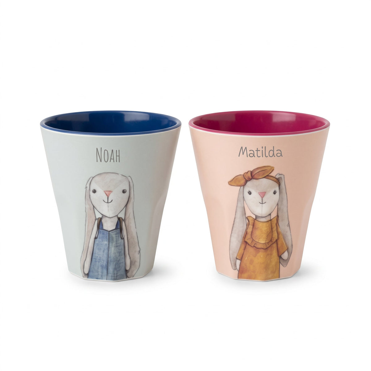 MEALIVING Becher Hase personalisierbar - wunderwunsch