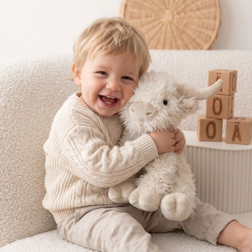 MEALIVING Kuscheltier Büffel personalisiert - wunderwunsch