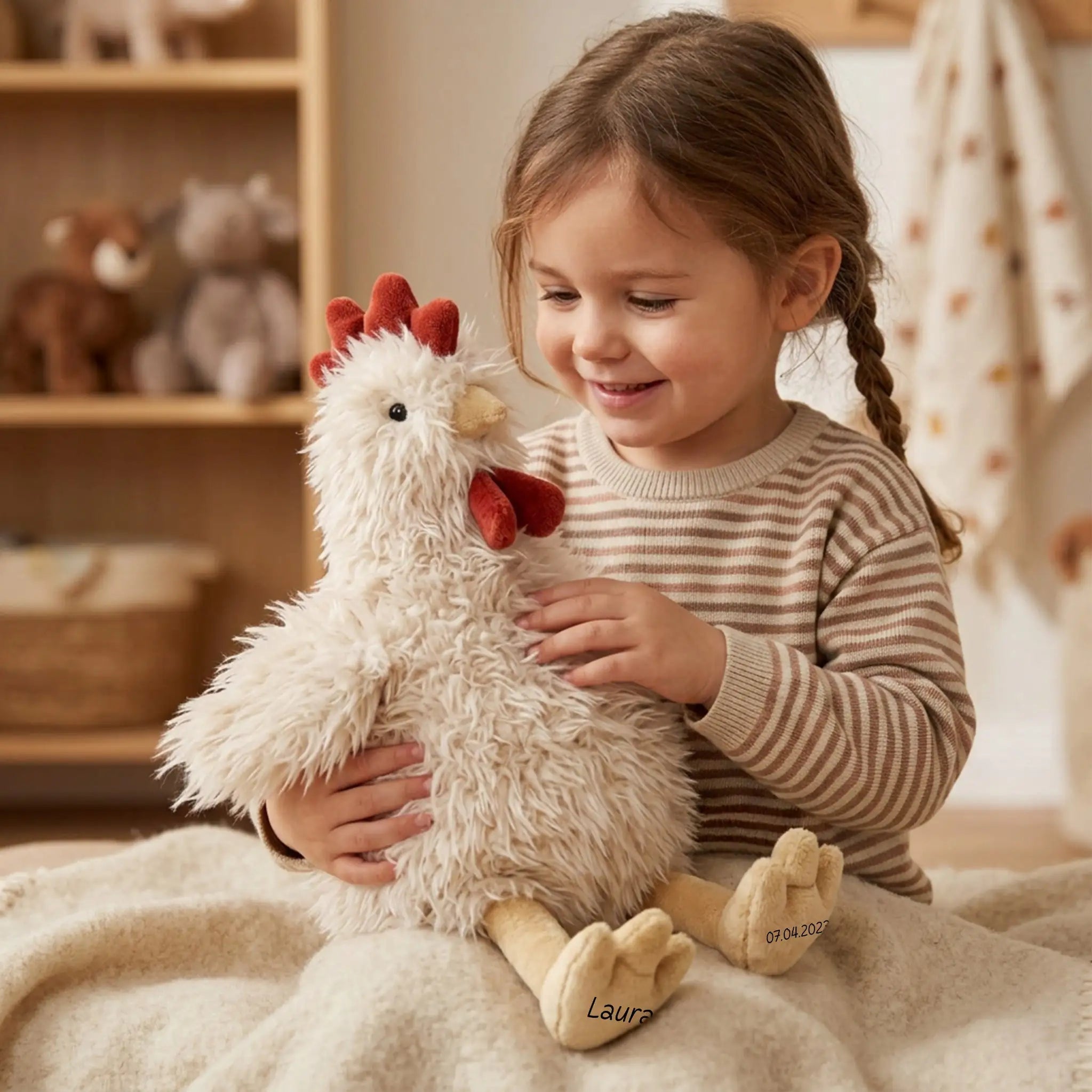MEALIVING Kuscheltier Huhn - wunderwunsch