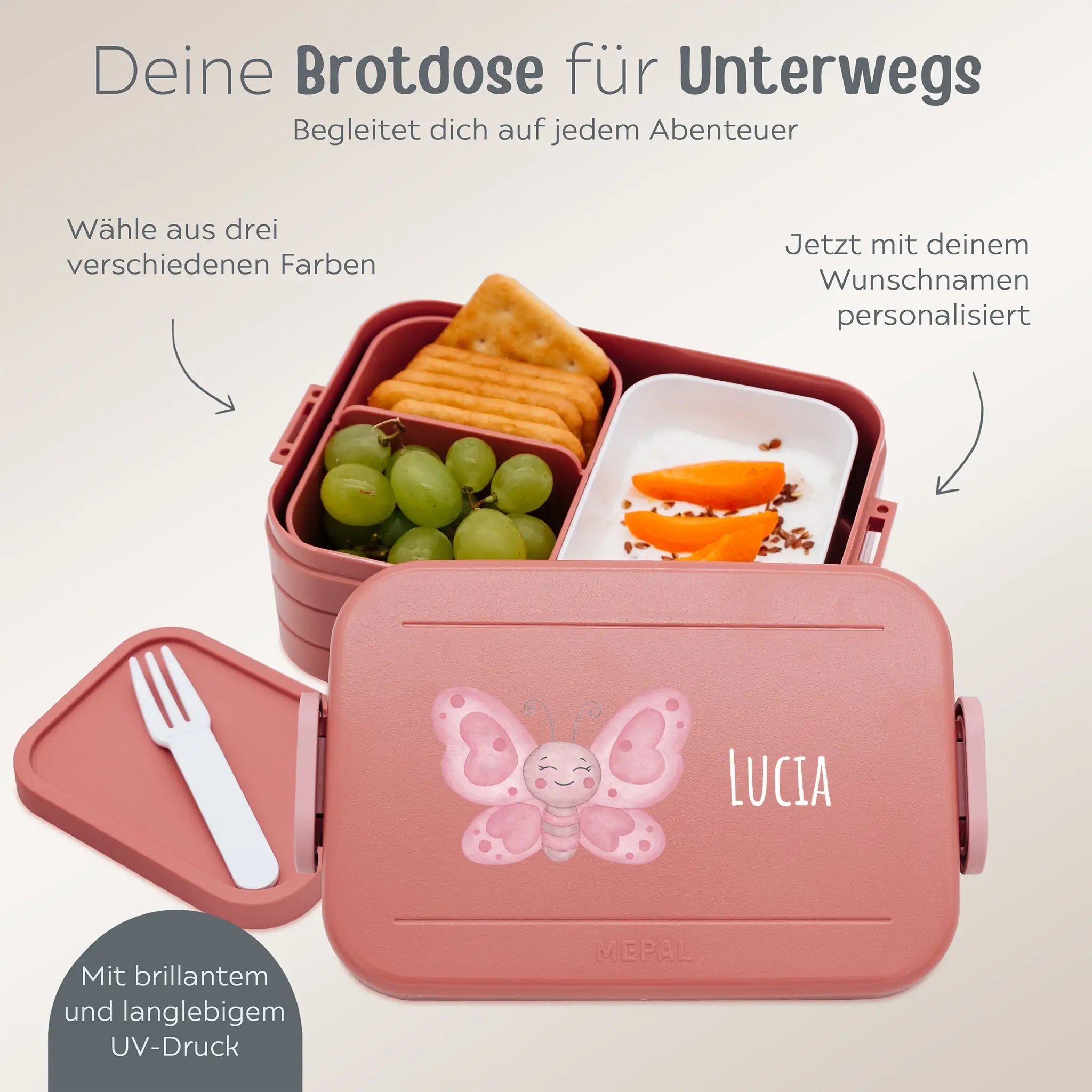 MEPAL Brotdose mit Einsatz - Tier einzeln - wunderwunsch
