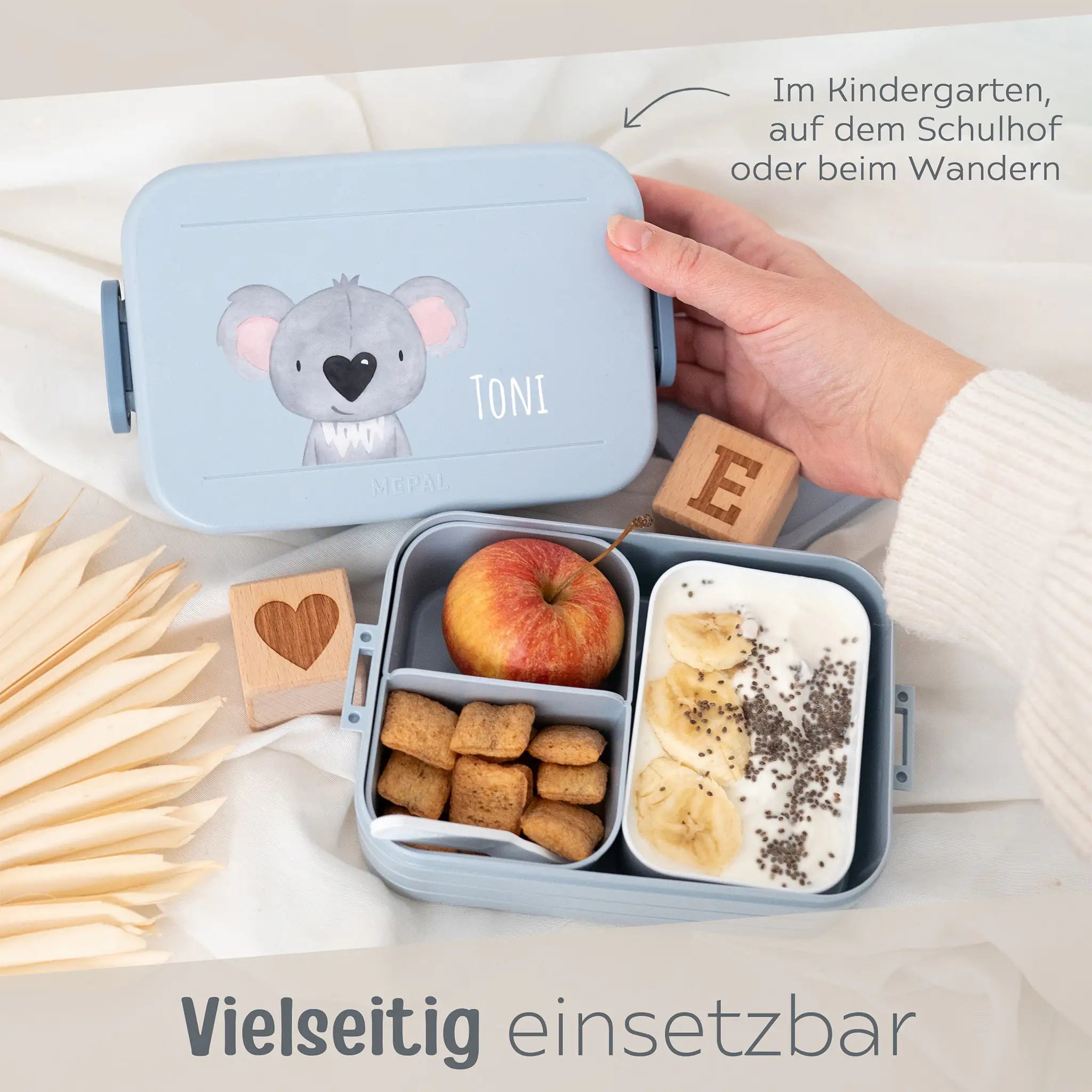 MEPAL Brotdose mit Einsatz - Tier einzeln - wunderwunsch