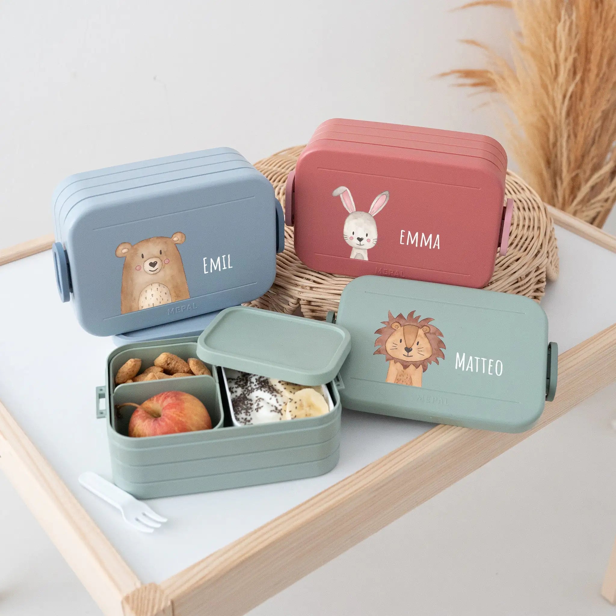 MEPAL Brotdose mit Einsatz - Tier einzeln - wunderwunsch