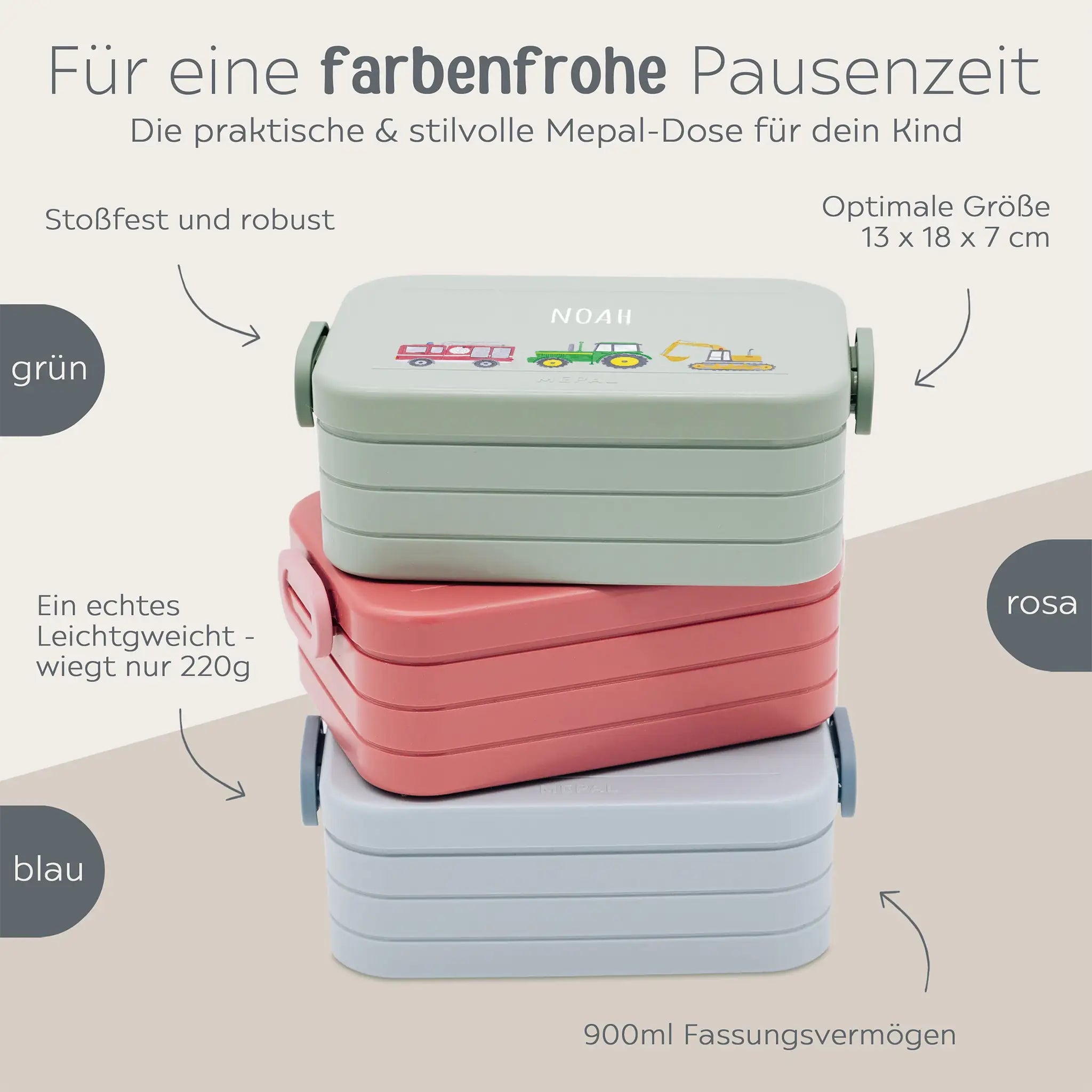 MEPAL Brotdose mit Einsatz - Wunderwunsch - Motiv - wunderwunsch