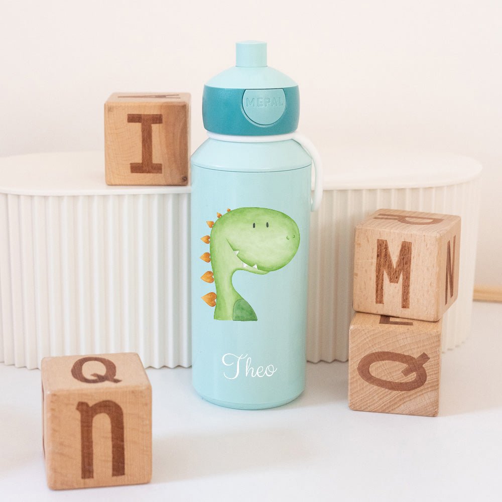 MEPAL Kinder Trinkflasche Campus personalisiert - Tier Aquarell - wunderwunsch