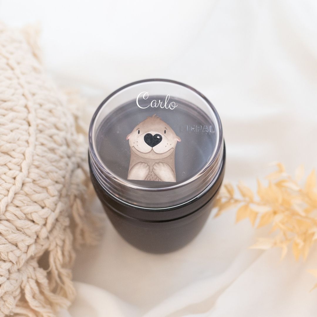 MEPAL Müslibecher personalisiert - Tier Aquarell - wunderwunsch