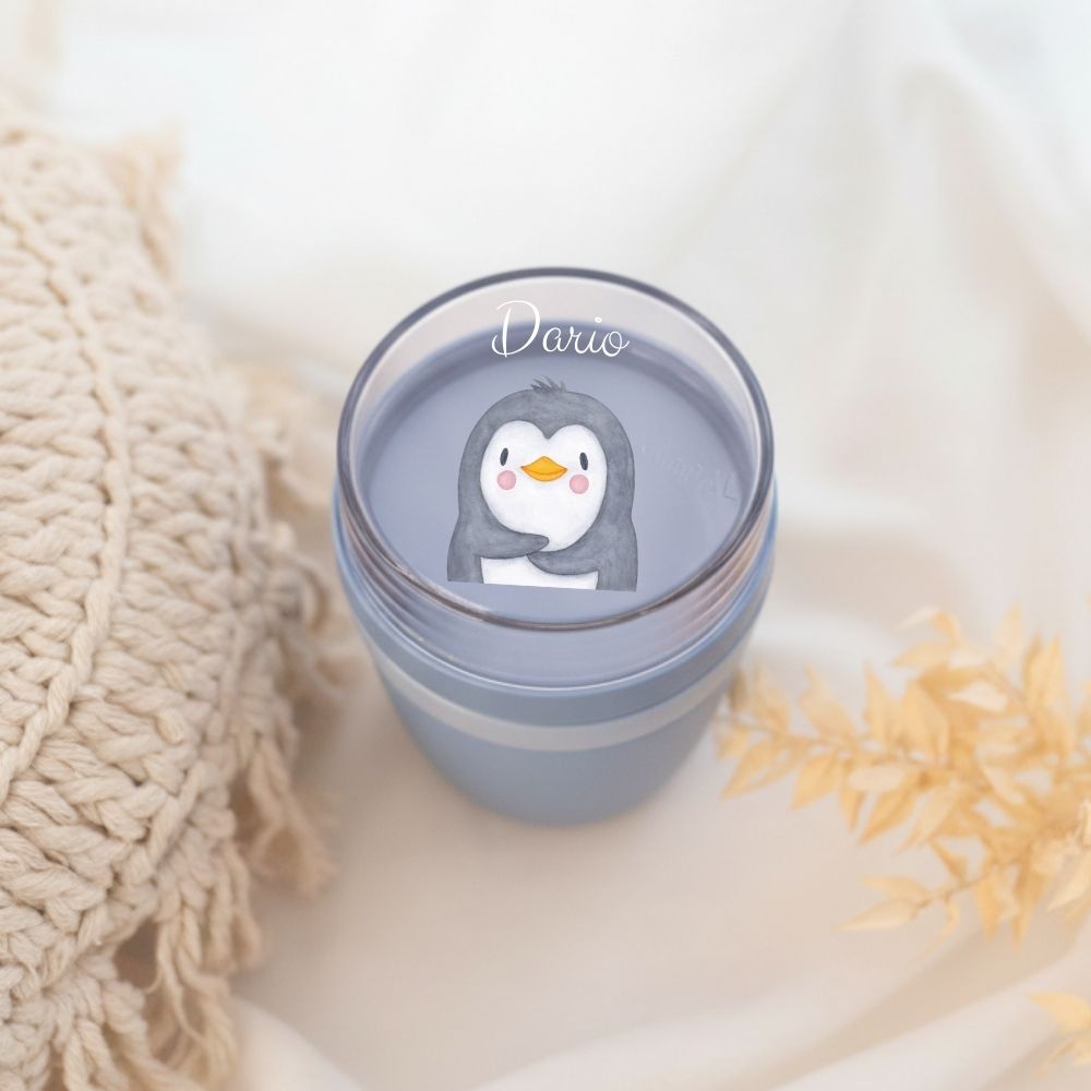 MEPAL Müslibecher personalisiert - Tier Aquarell - wunderwunsch