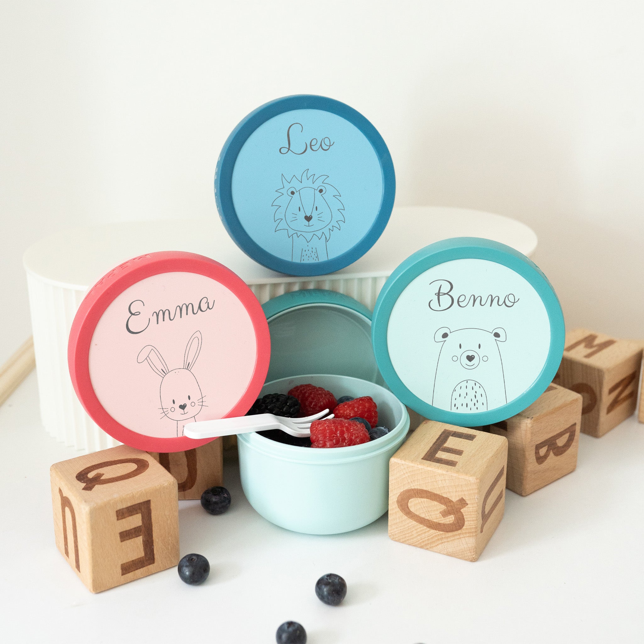 MEPAL Obstbox personalisiert - Tier - wunderwunsch