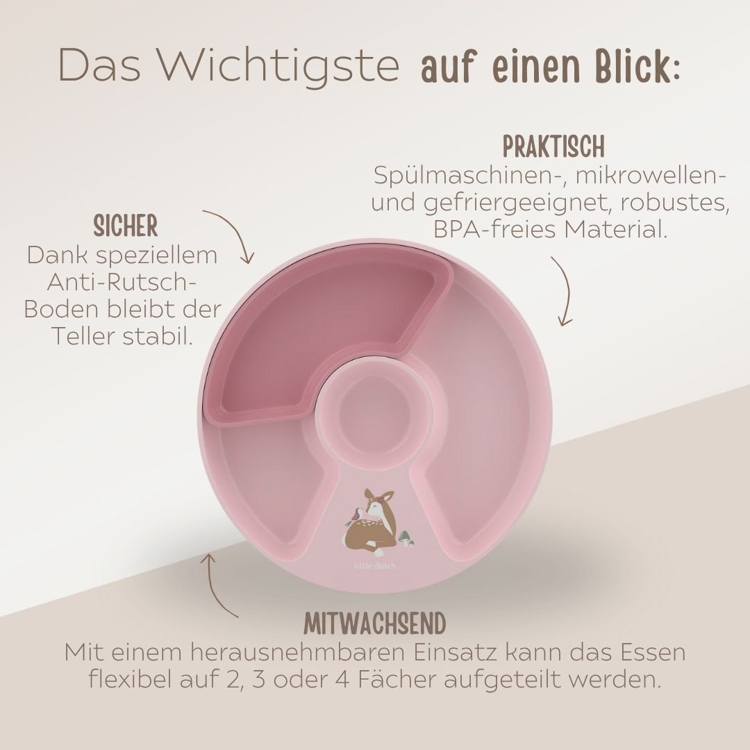 MEPAL X LITTLE DUTCH Kinderteller personalisierbar - wunderwunsch