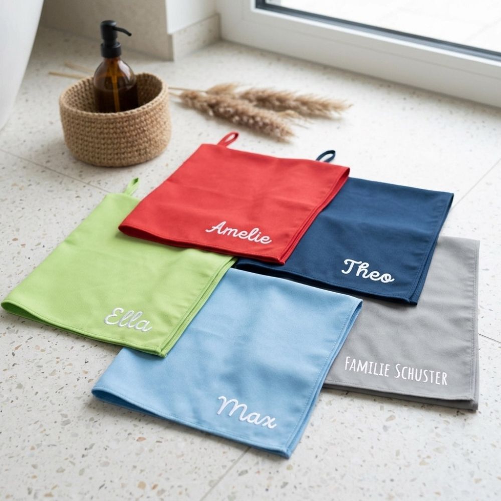 Mikrofaser Handtuch 70x120 cm personalisiert - wunderwunsch