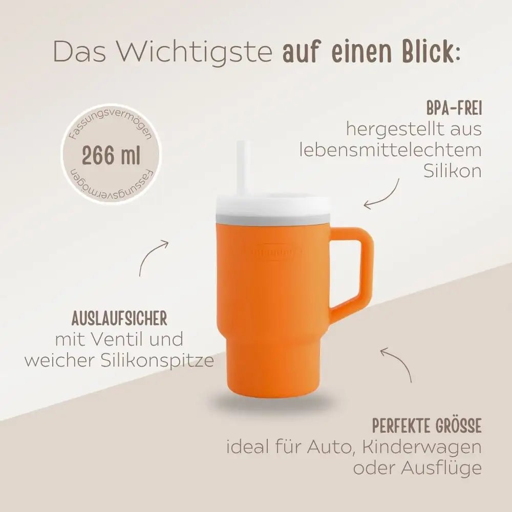 Mini Kinder Tumbler Becher personalisierbar - wunderwunsch
