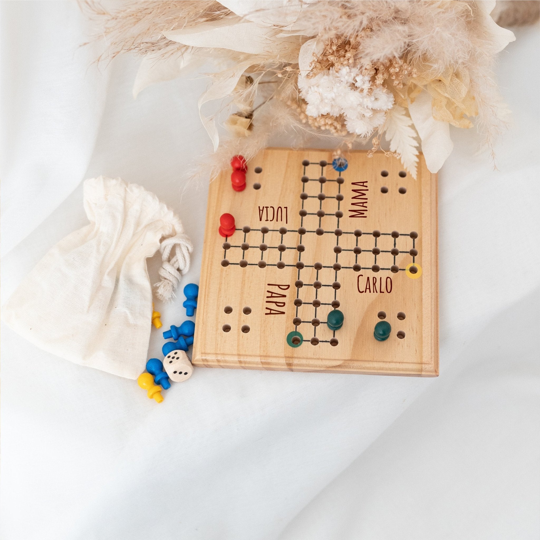Mini Ludo Reisespiel personalisiert - wunderwunsch