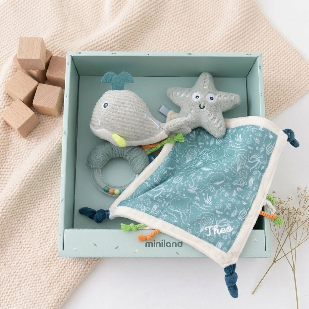 MINILAND Geschenkset "Ozean mint" personalisiert - wunderwunsch