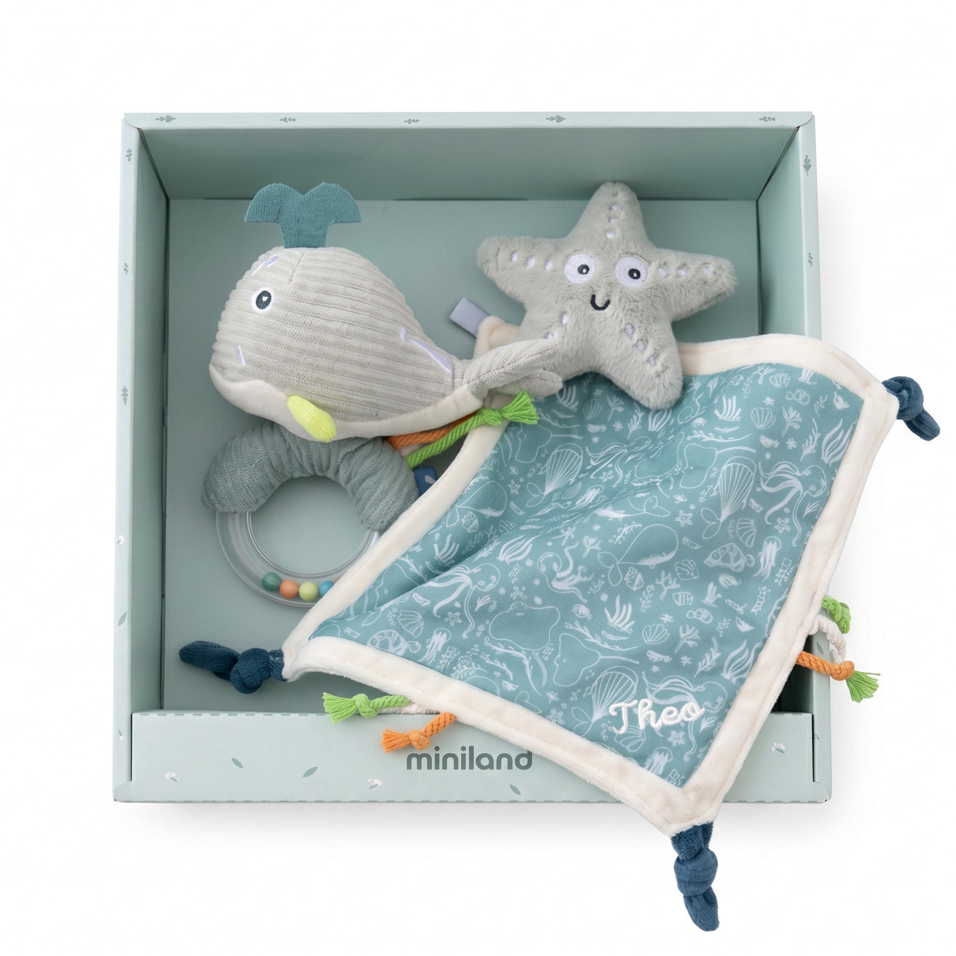 MINILAND Geschenkset "Ozean mint" personalisiert - wunderwunsch