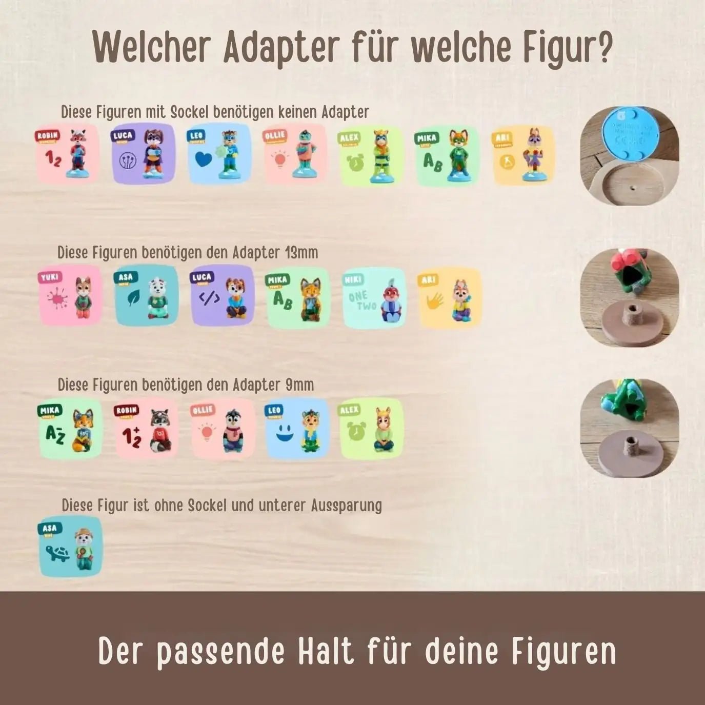 Modulares Regal für Edurino Figuren und Eingabestift - Zauberwald - wunderwunsch