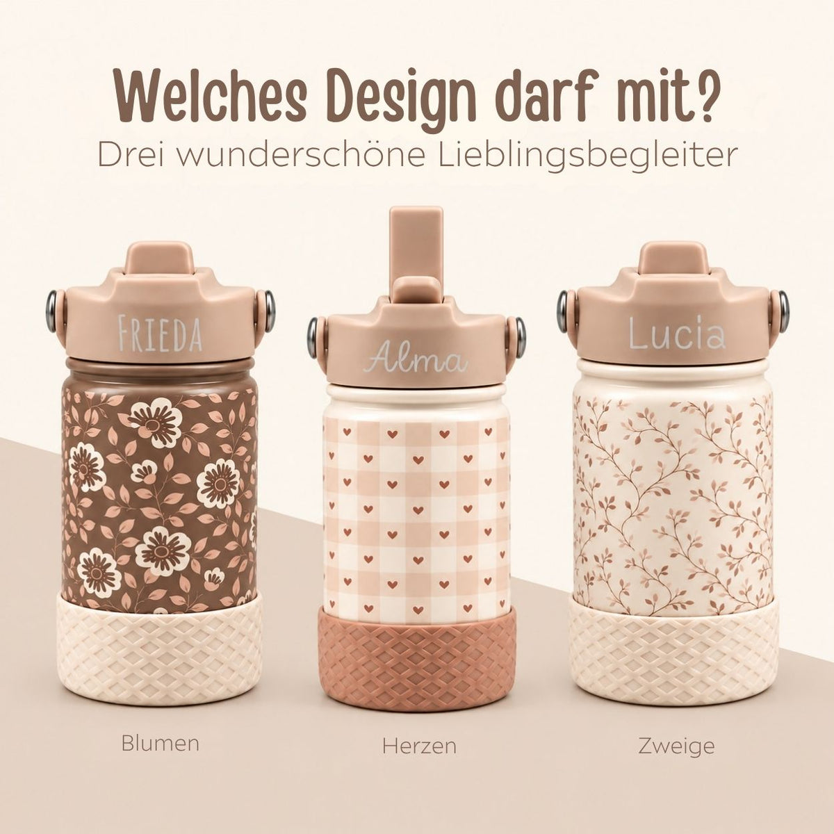 MRS.ERTHA Trinkflasche 350 ml personalisiert - wunderwunsch