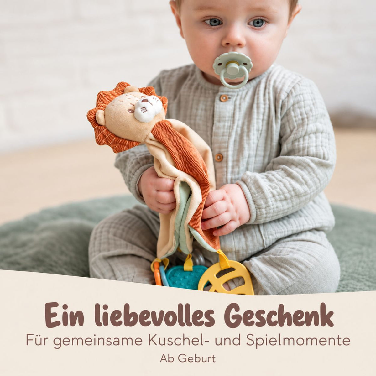 NATTOU Activity Schmusetuch personalisiert - wunderwunsch