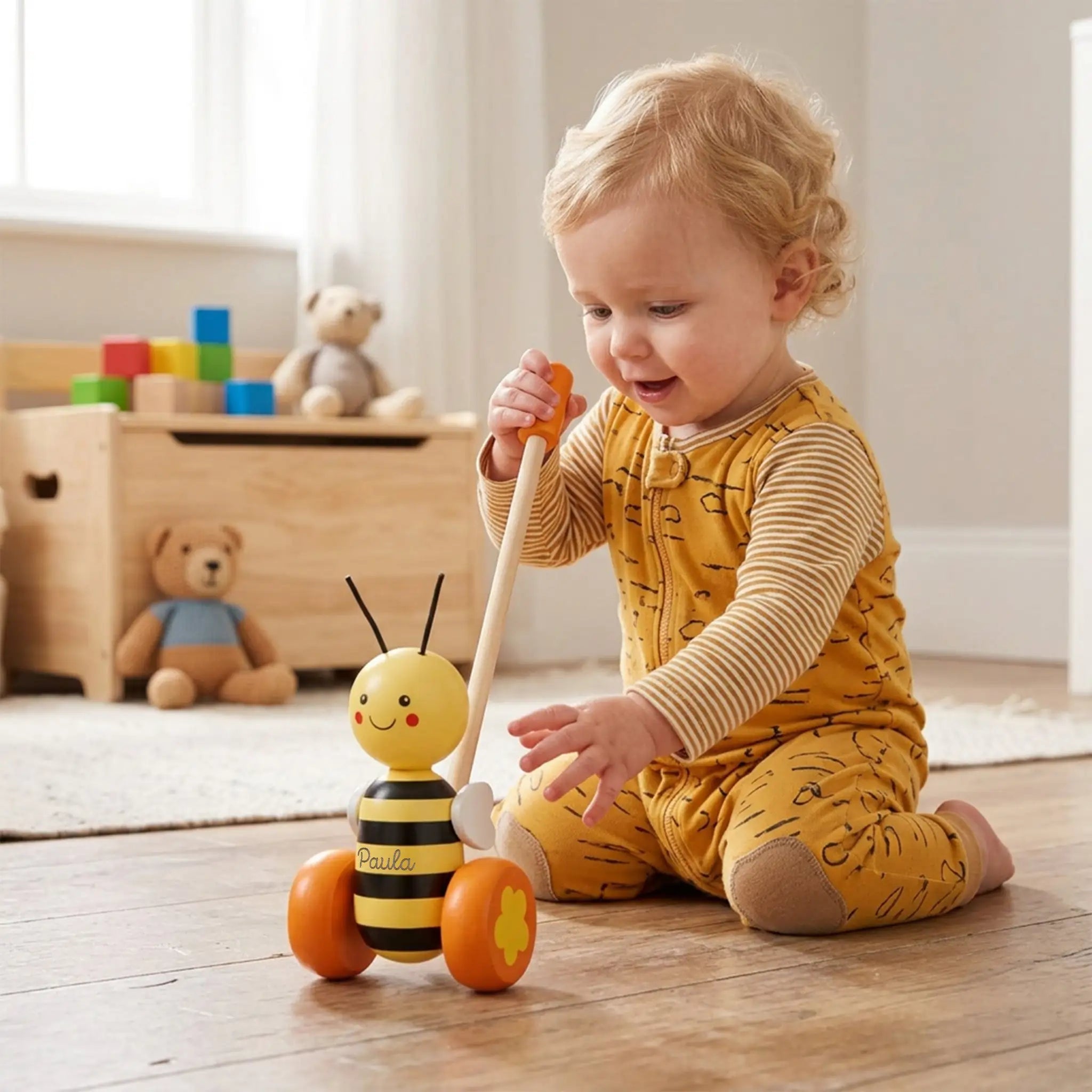 ORANGE TREE TOYS Schiebetier Biene - wunderwunsch