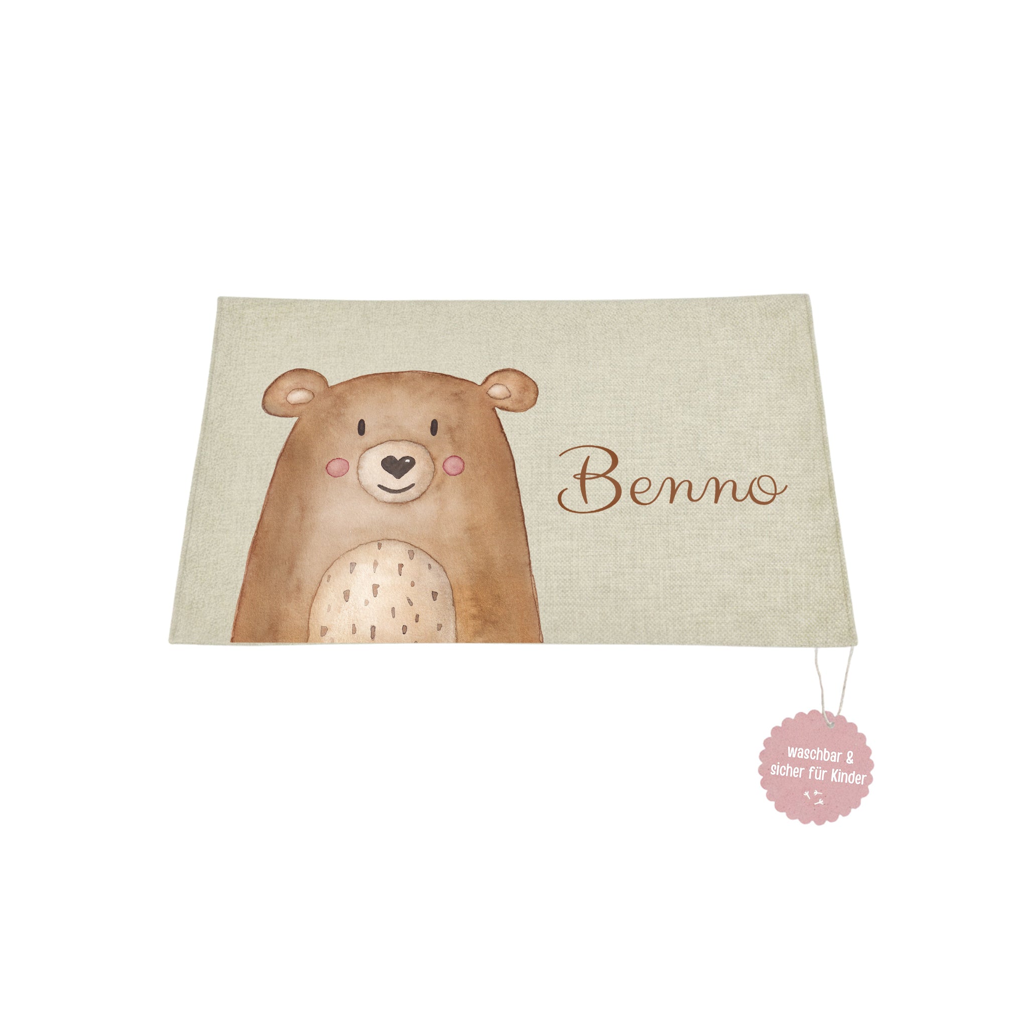 Platzdeckchen personalisiert - Tier Aquarell - wunderwunsch