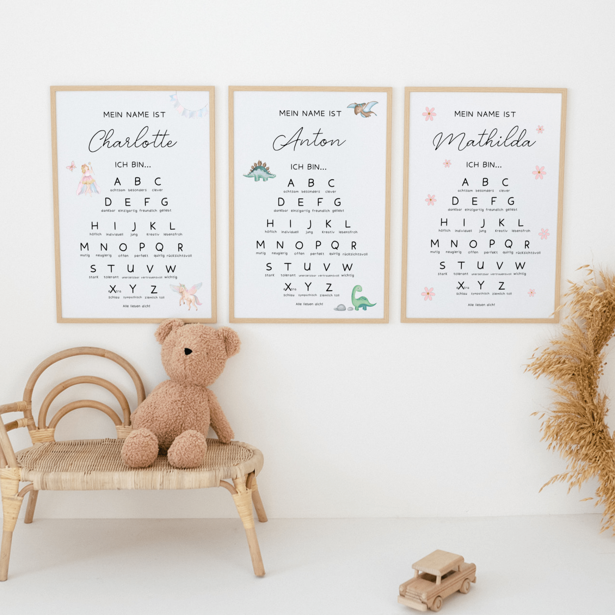 Poster - ABC Affirmationen - wunderwunsch