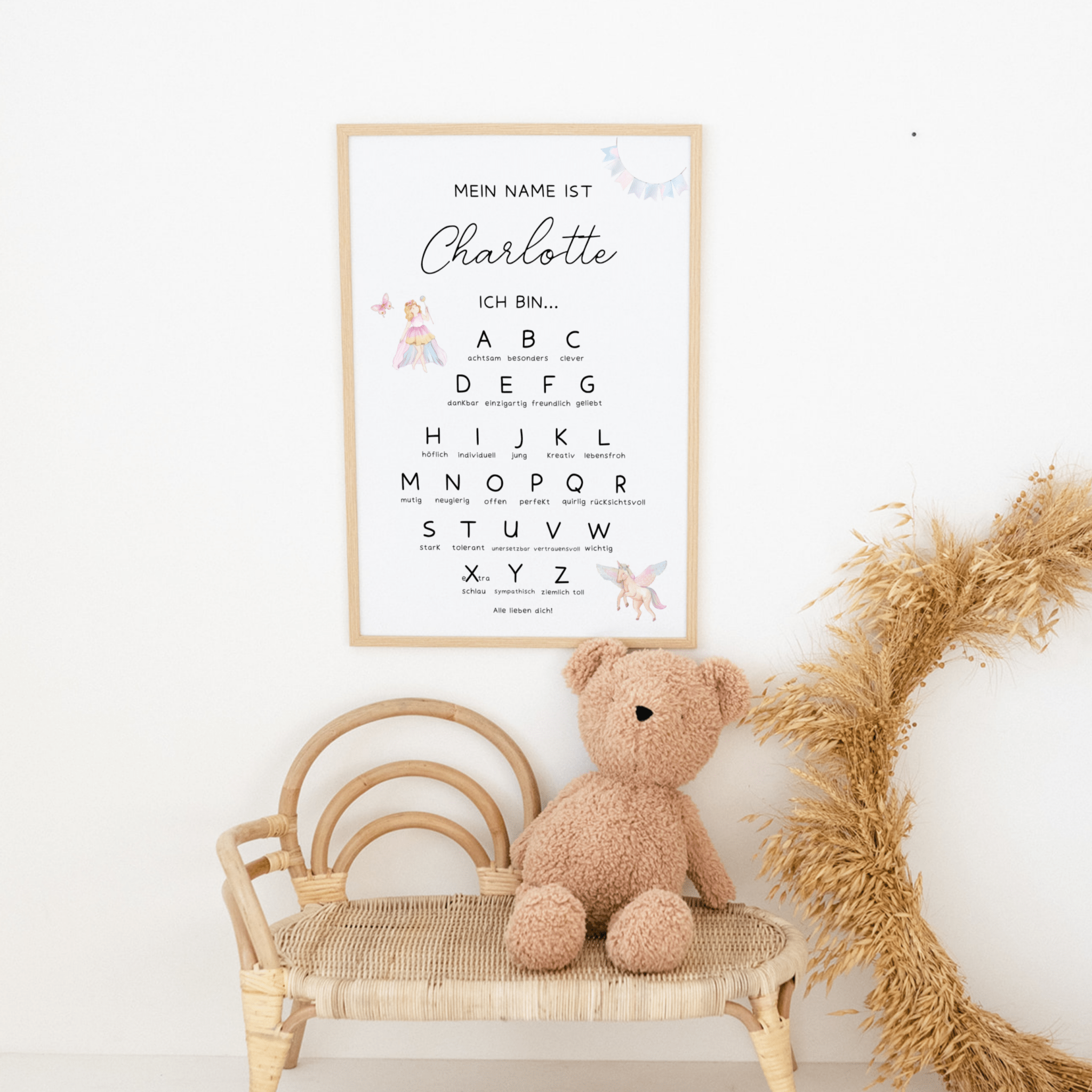 Poster - ABC Affirmationen - wunderwunsch