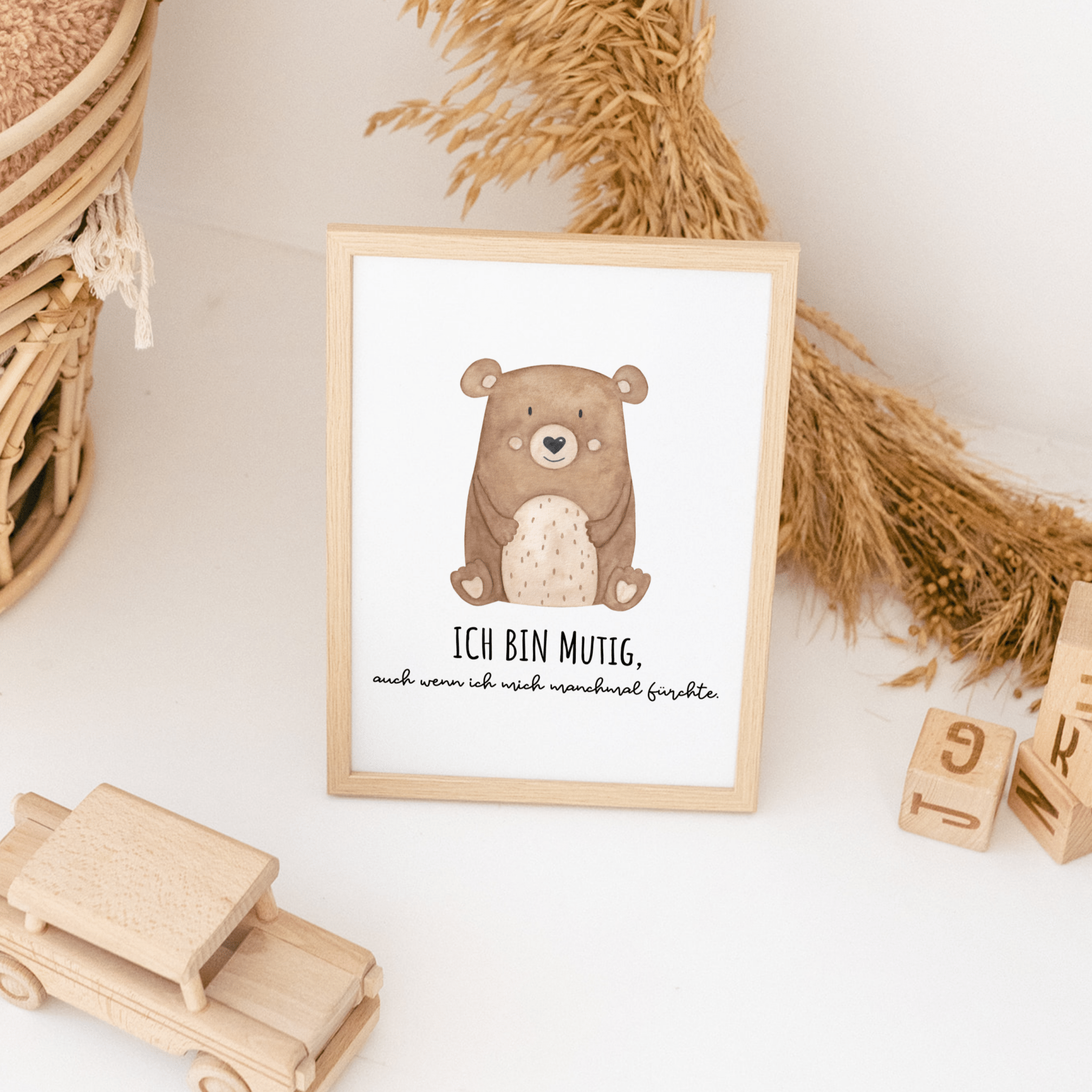 Poster - Tier Affirmationen - wunderwunsch