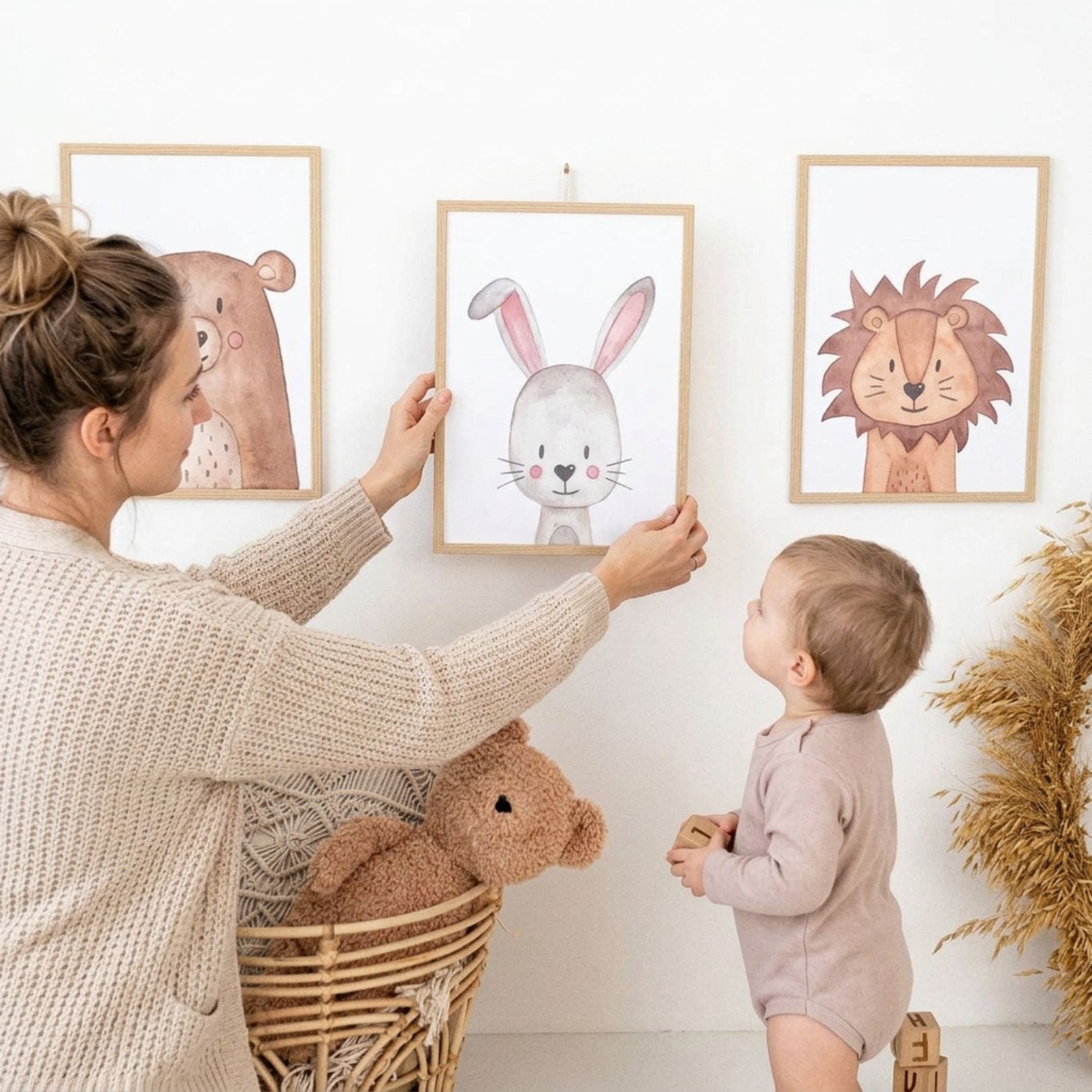 Poster - Tier Aquarell - wunderwunsch