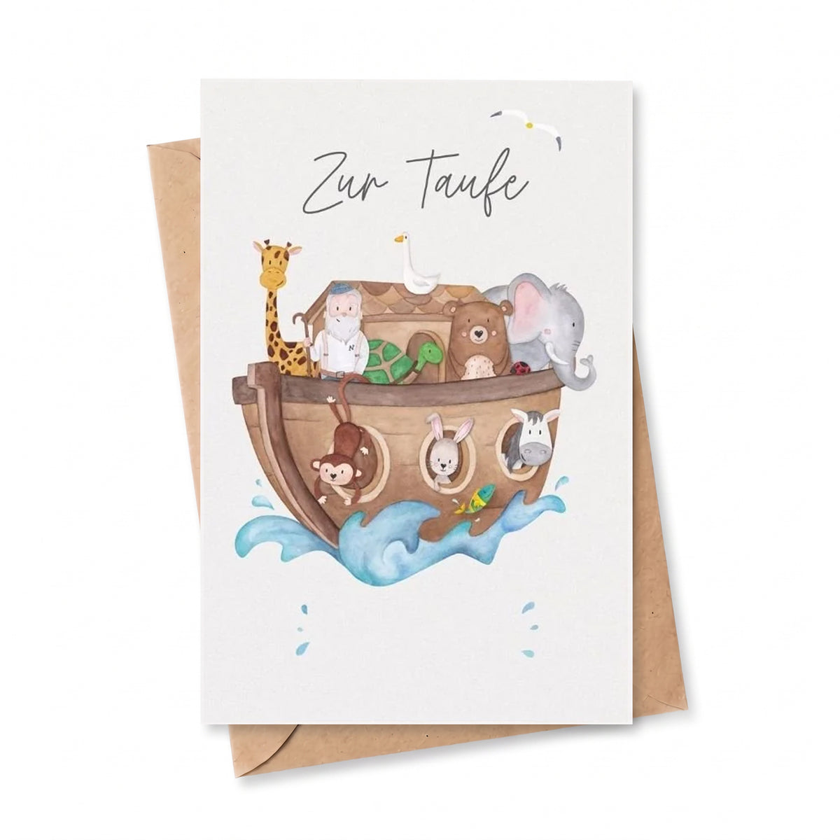 Postkarte "Arche Noah" zur Taufe
