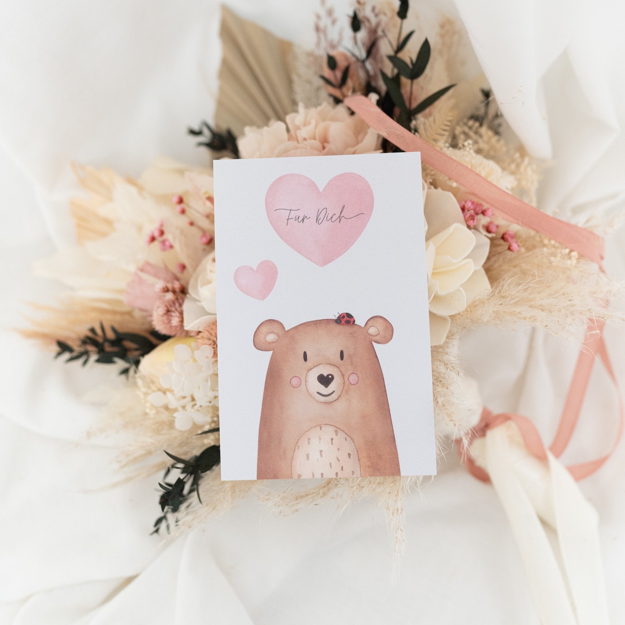 Postkarte "Bär" Für Dich - wunderwunsch