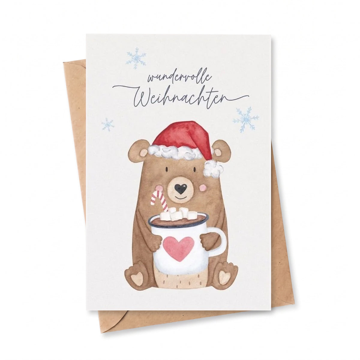 Postkarte "Kakaobär"