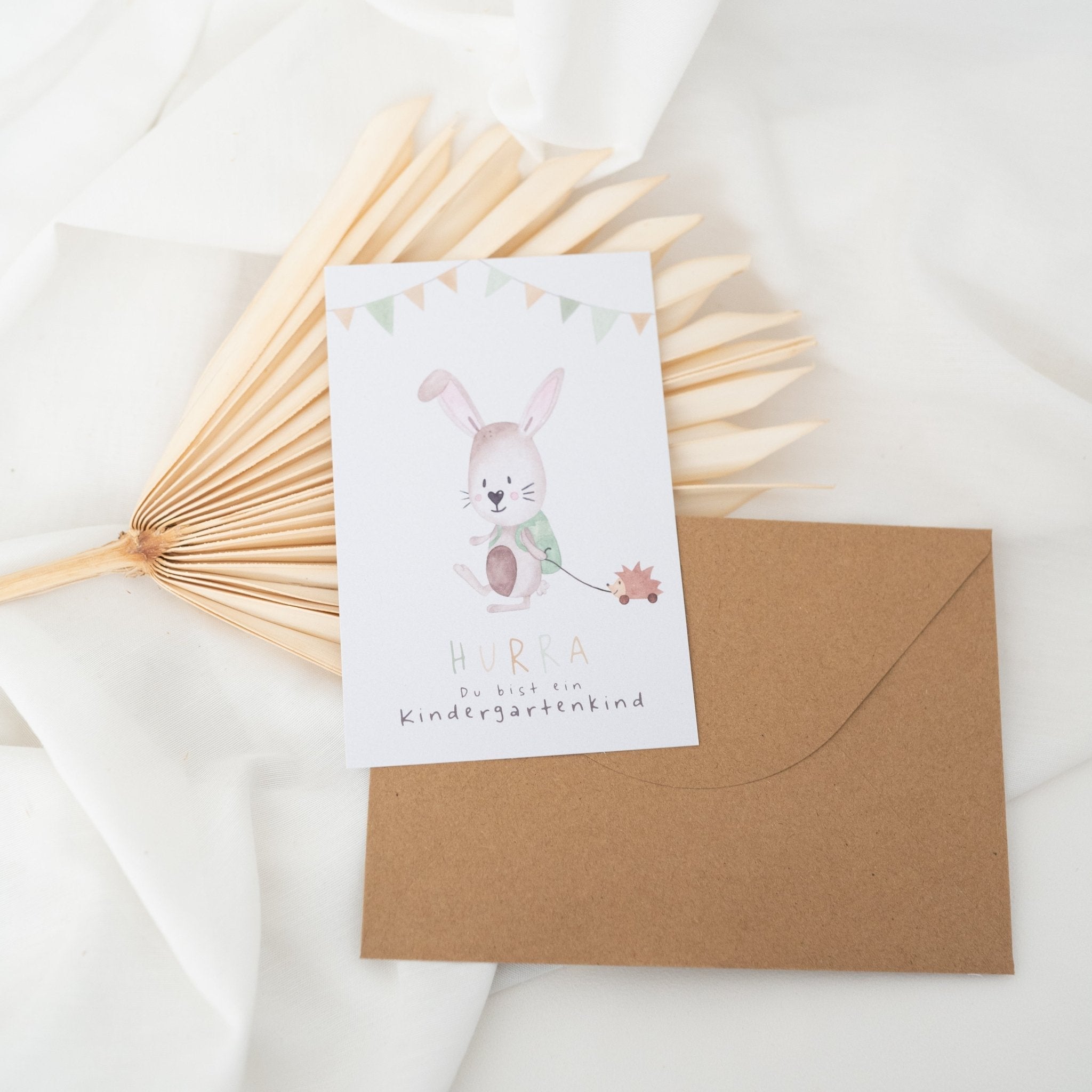 Postkarte "Kindergartenkind" - wunderwunsch