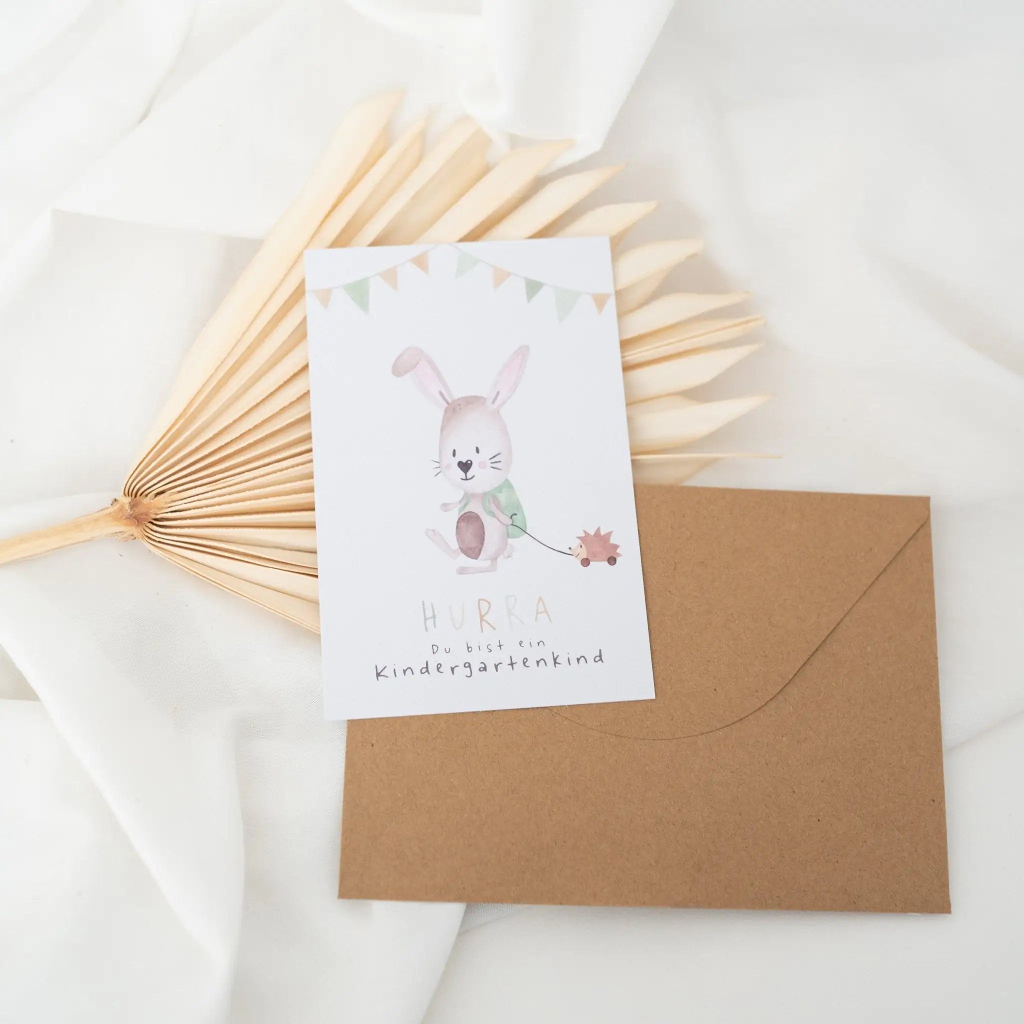 Postkarte "Kindergartenkind" - wunderwunsch