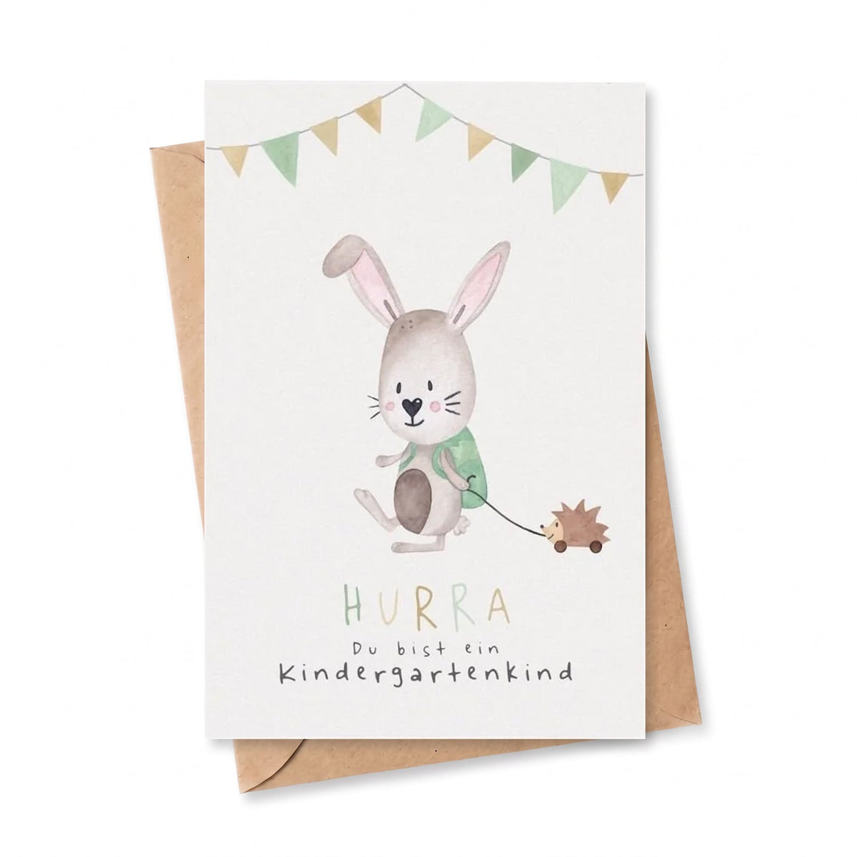 Postkarte "Kindergartenkind" - wunderwunsch