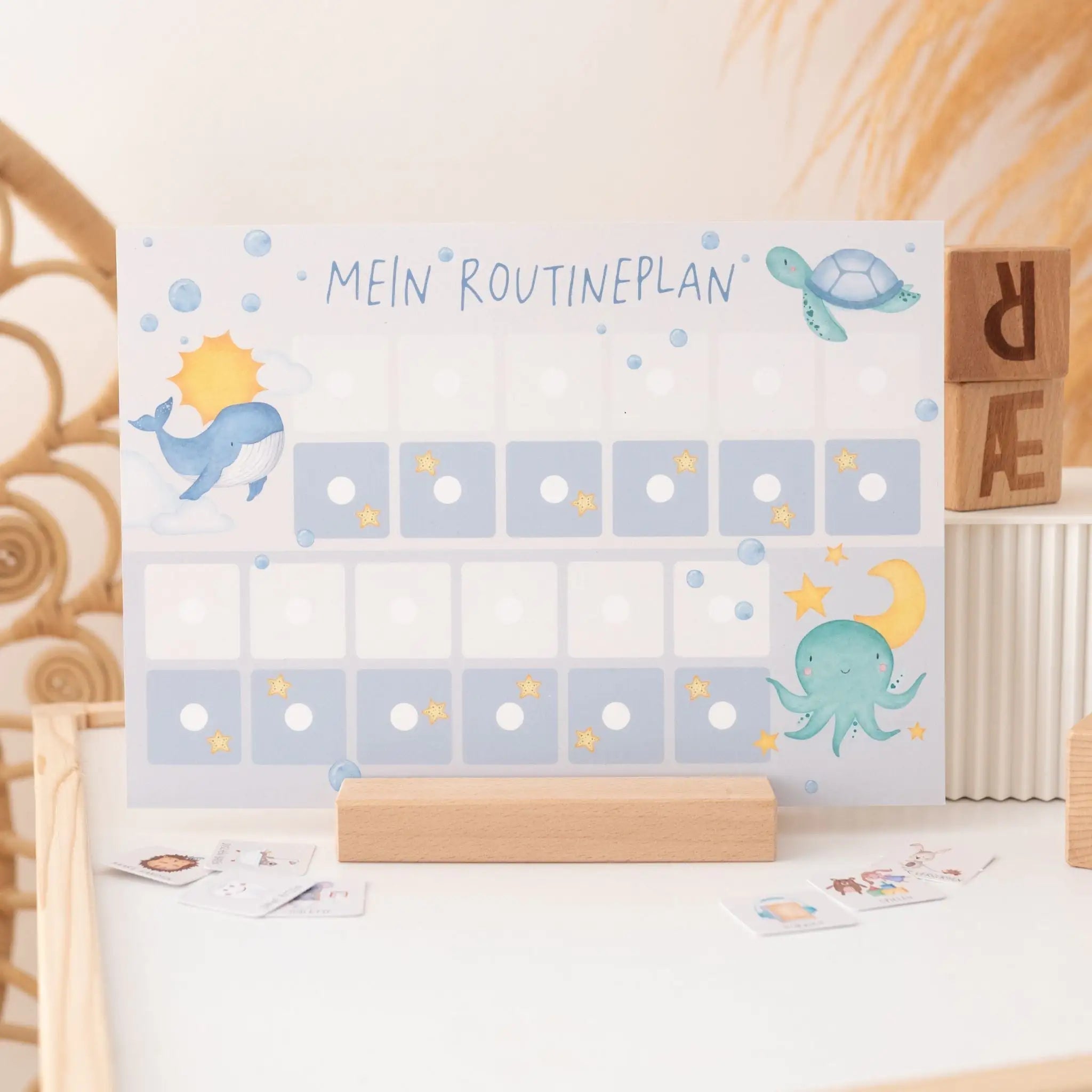 Routineplan "Meerestiere" - wunderwunsch