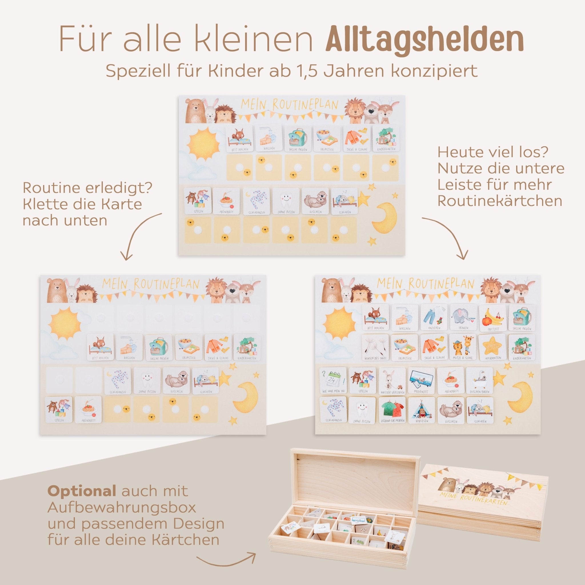 Routineplan "Tiere Girlande" - wunderwunsch