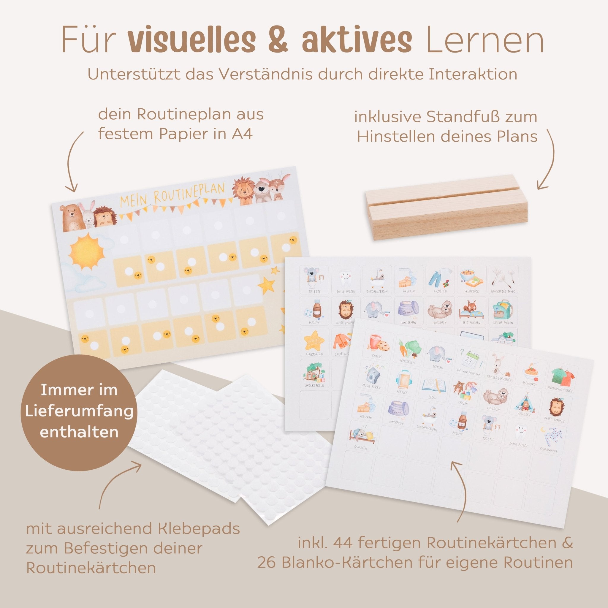 Routineplan "Tiere Girlande" - wunderwunsch