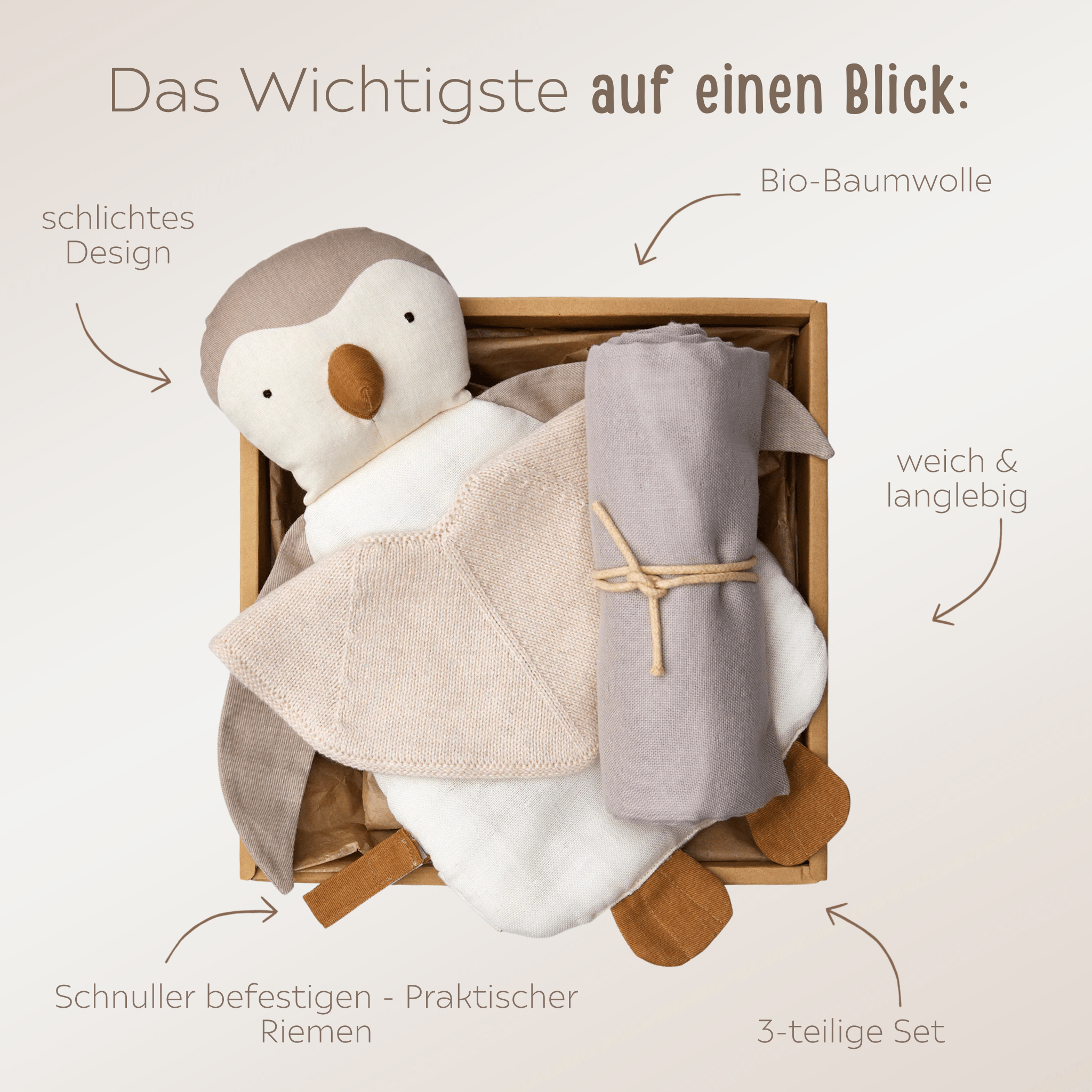 SAGA Geschenkbox "Pinguin" personalisiert - wunderwunsch