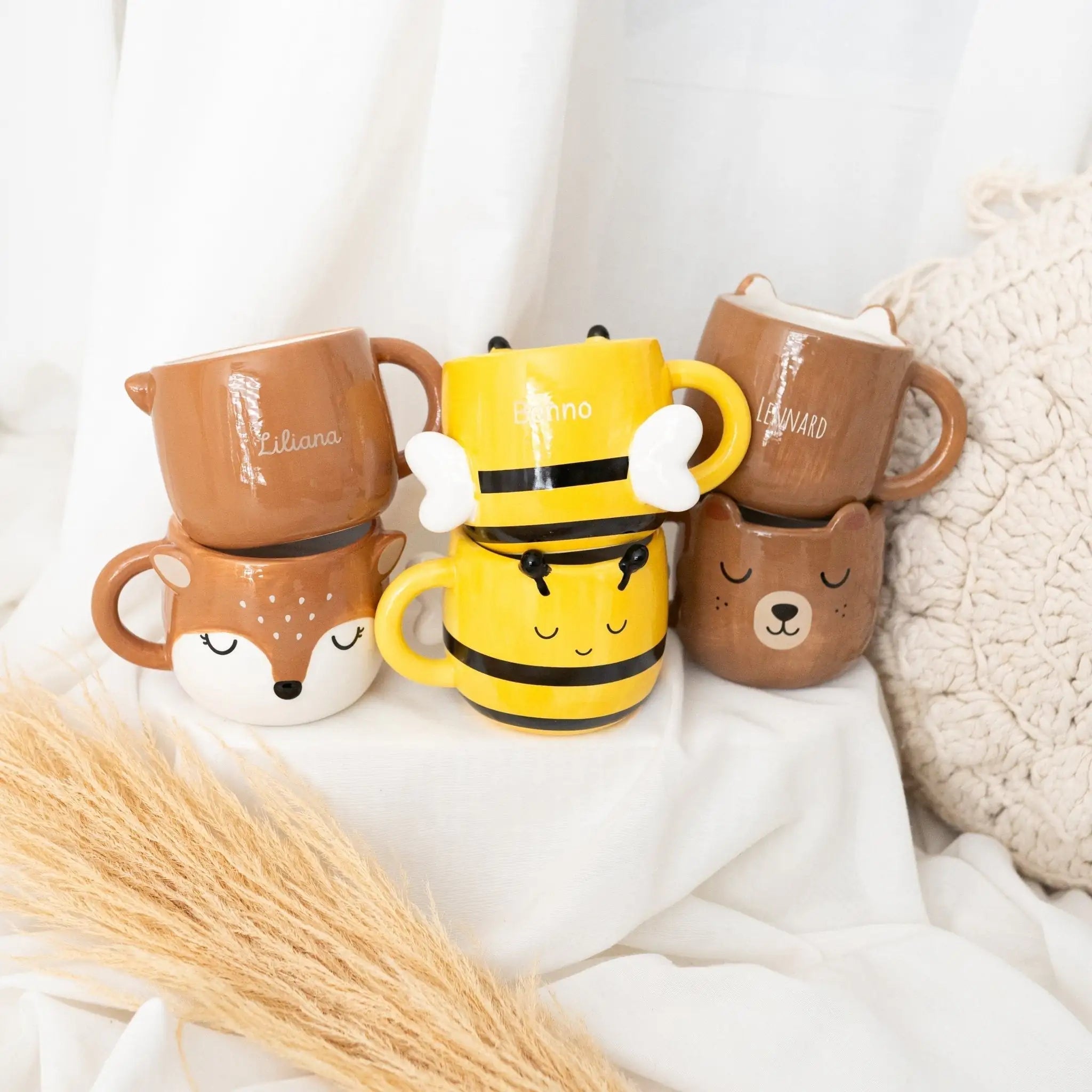 SASSANDBELLE Tasse im Tierdesign personalisiert - wunderwunsch