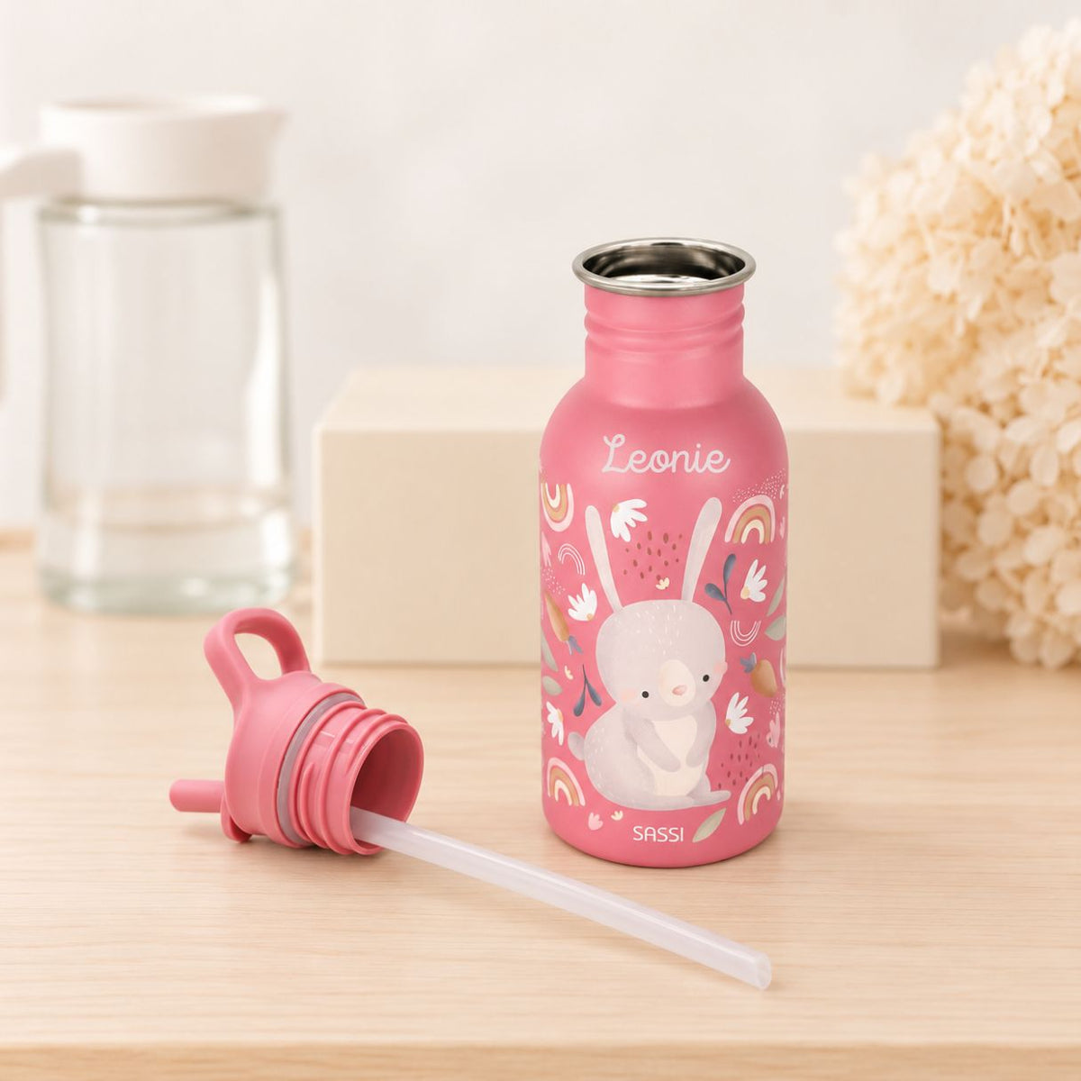 SASSI Kinder Trinkflasche personalisiert - wunderwunsch