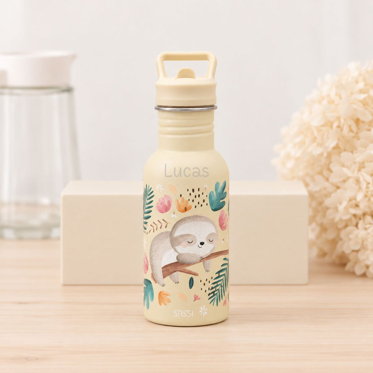 SASSI Kinder Trinkflasche personalisiert - wunderwunsch