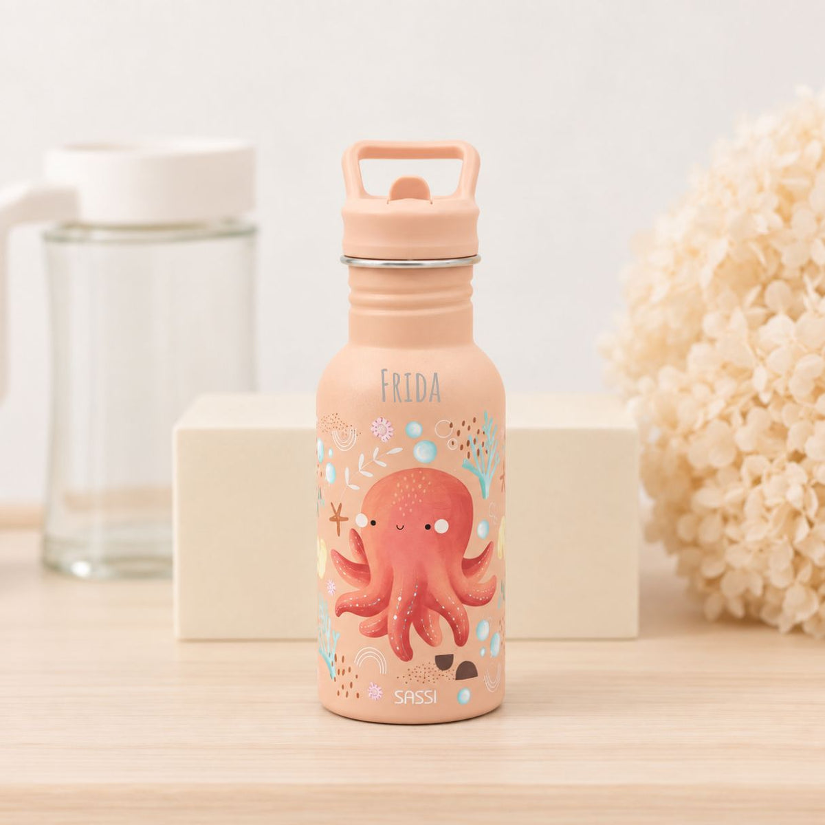 SASSI Kinder Trinkflasche personalisiert - wunderwunsch
