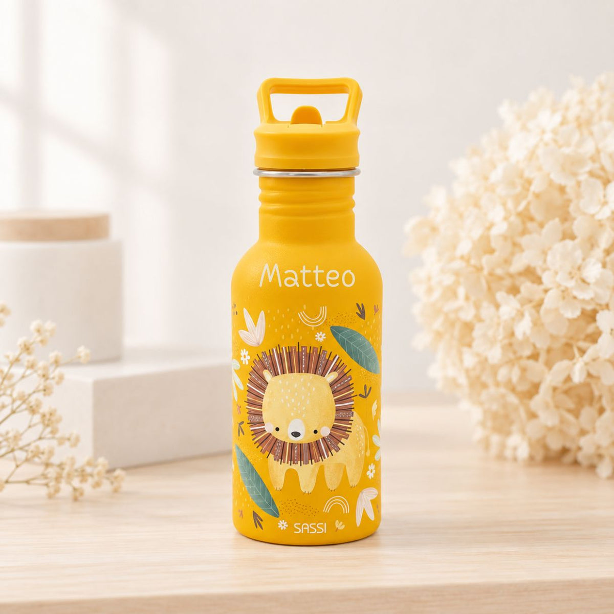 SASSI Kinder Trinkflasche personalisiert - wunderwunsch