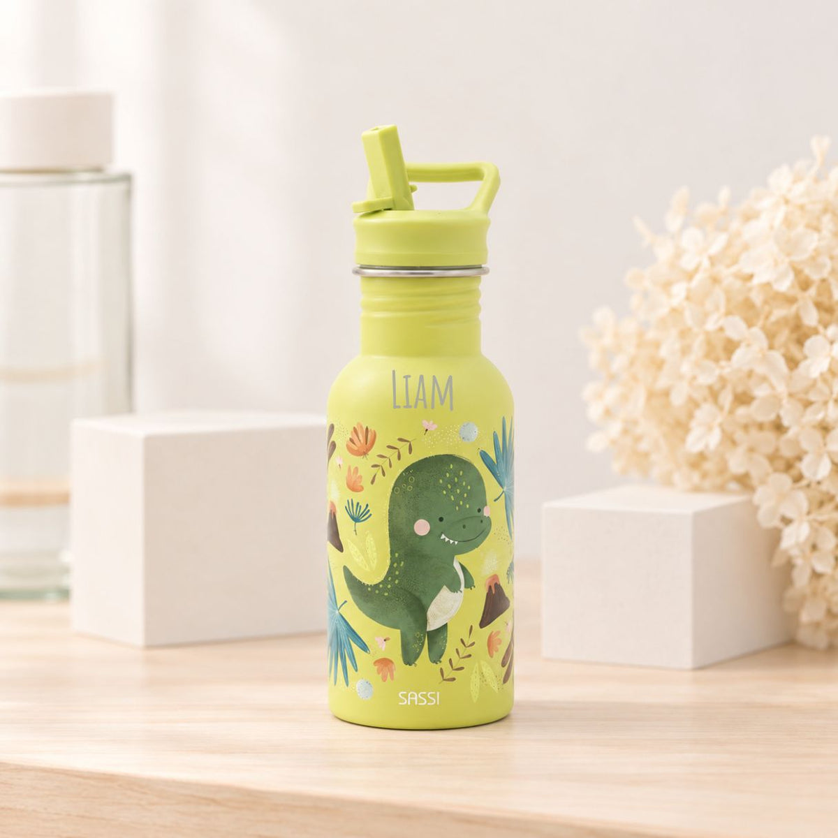 SASSI Kinder Trinkflasche personalisiert - wunderwunsch