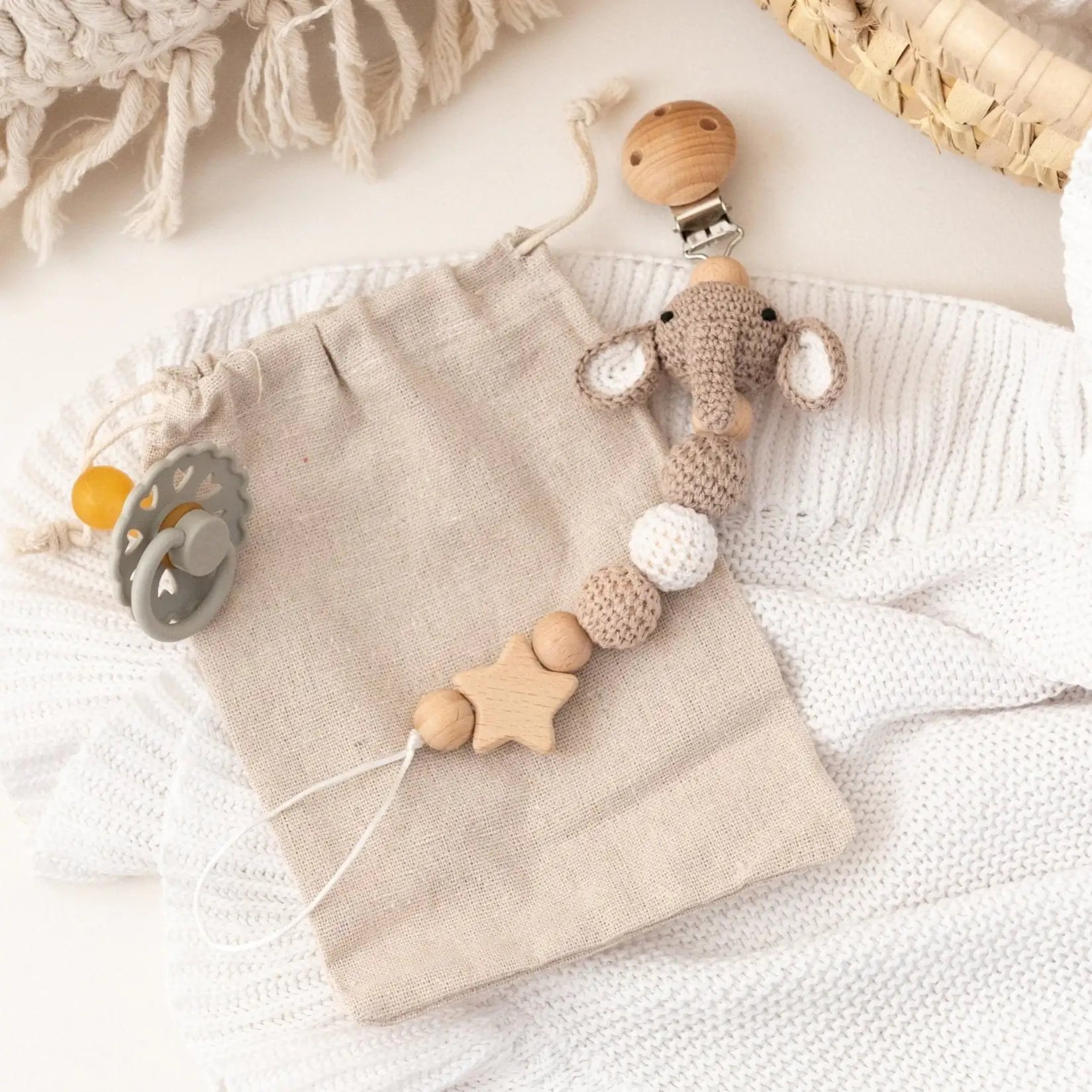 Schnullerkette Tiere - wunderwunsch