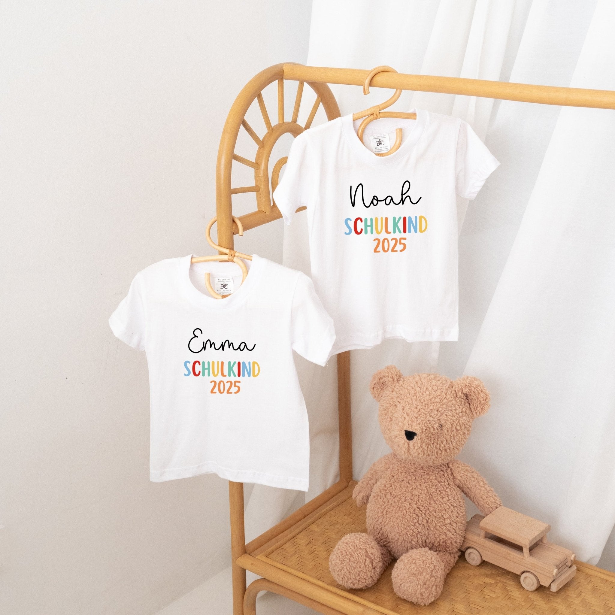 Schulkind 2025 T-Shirt personalisiert - wunderwunsch