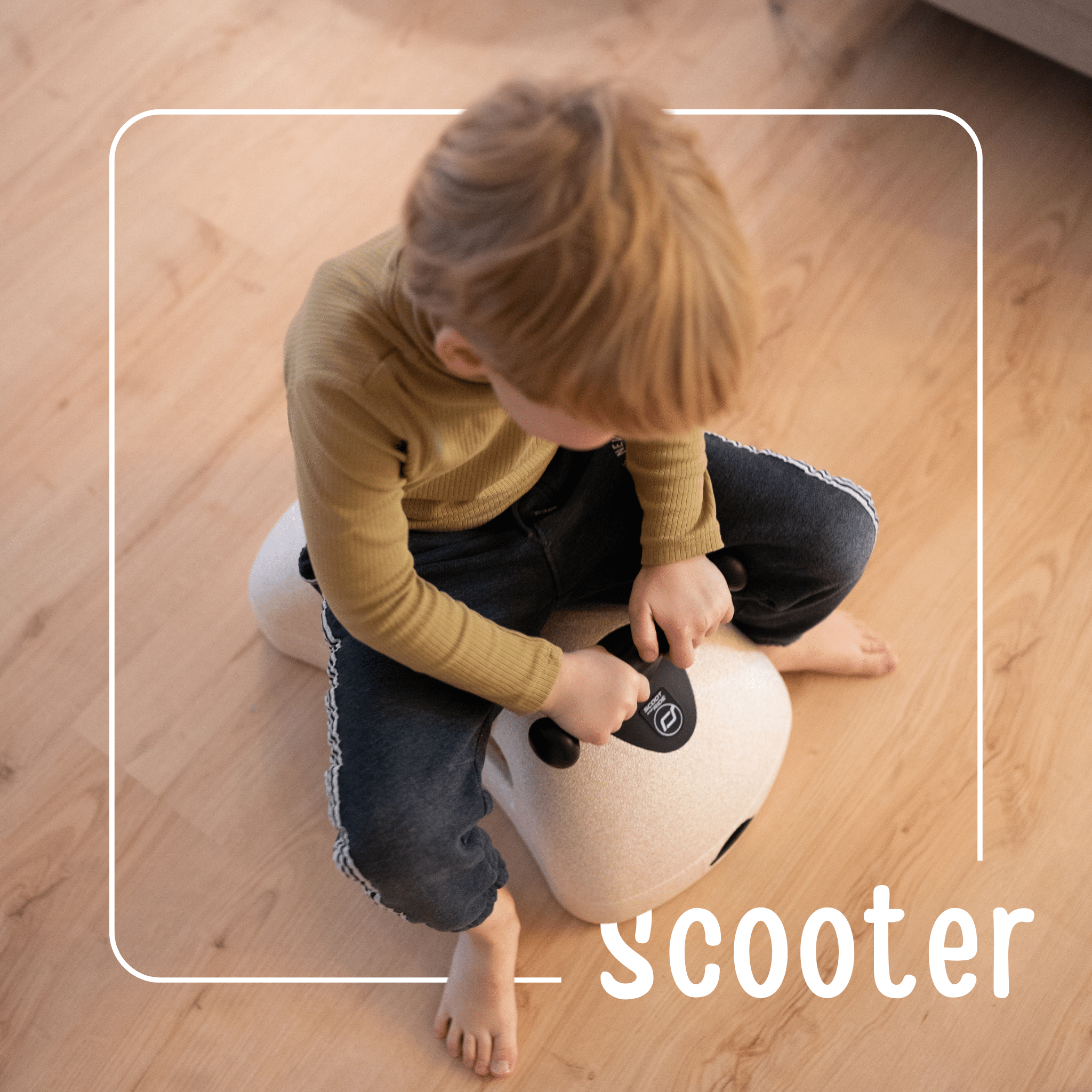 Scoot and Ride MyFirst personalisiert - Beige, Grün & Rosa - wunderwunsch